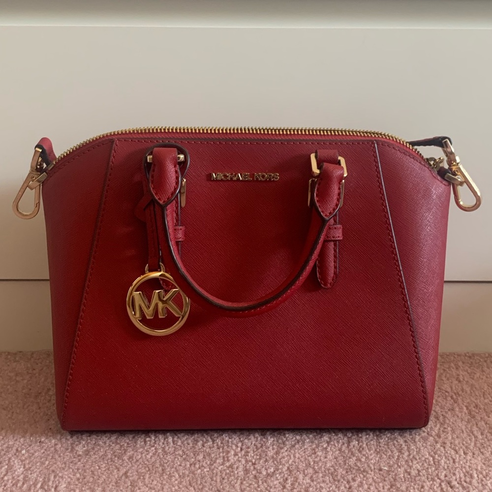 Michael Kors purse red